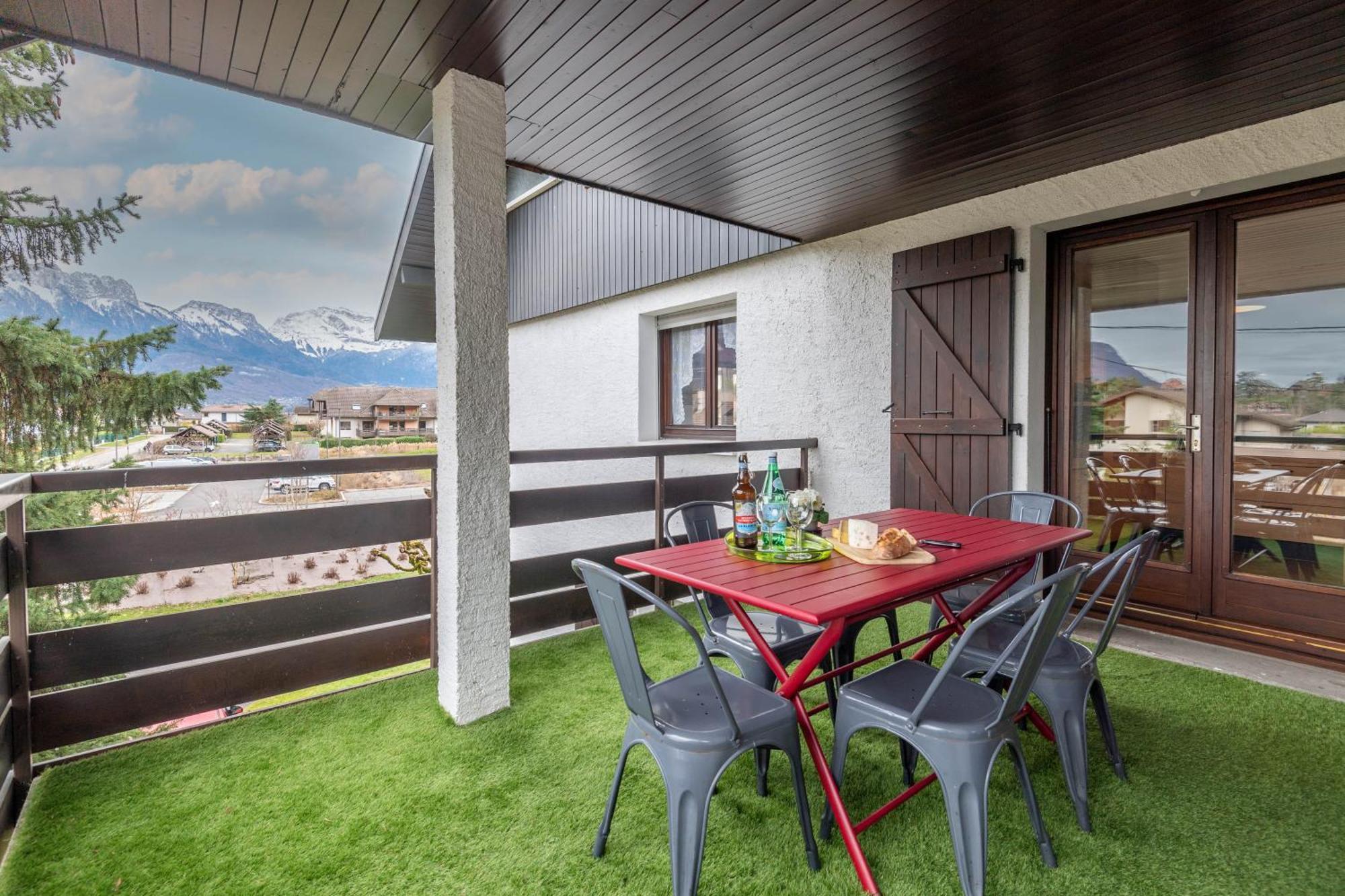 Bel Apt Terrasse A 2 Pas Du Lac Sévrier Extérieur photo